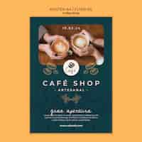 Free PSD coffee shop template design