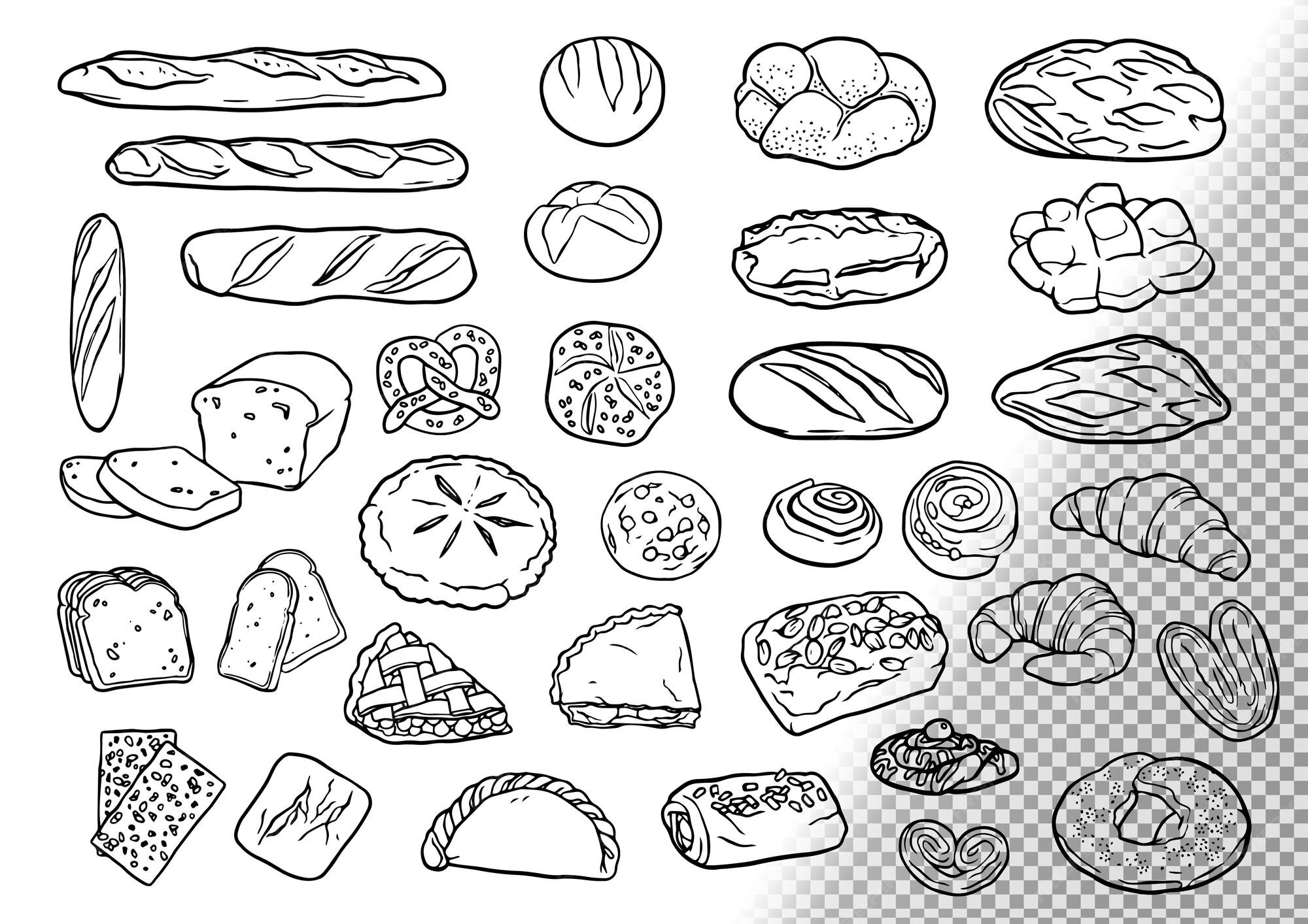 Free PSD Collection Of Doodles For Bakery free-psd-collection-of-doodles-for-bakery