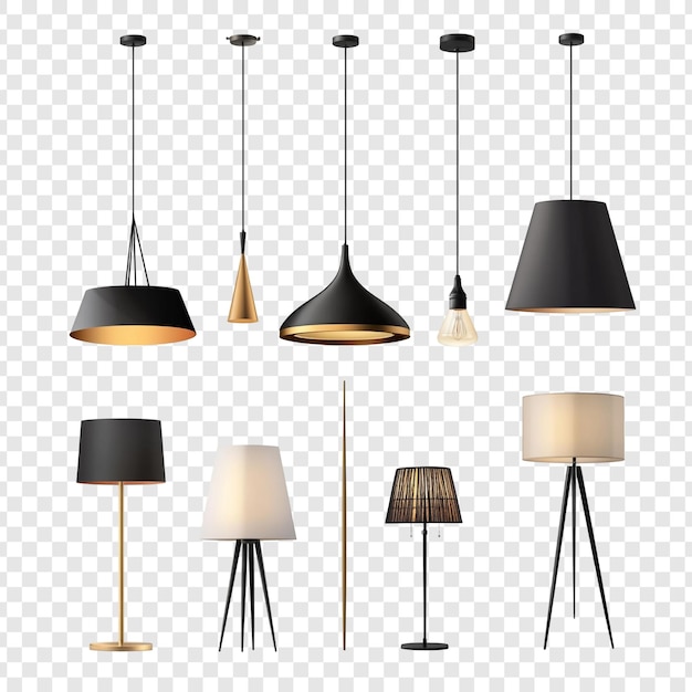 Collection of Modern and Stylish Lamps and Light Fixtures