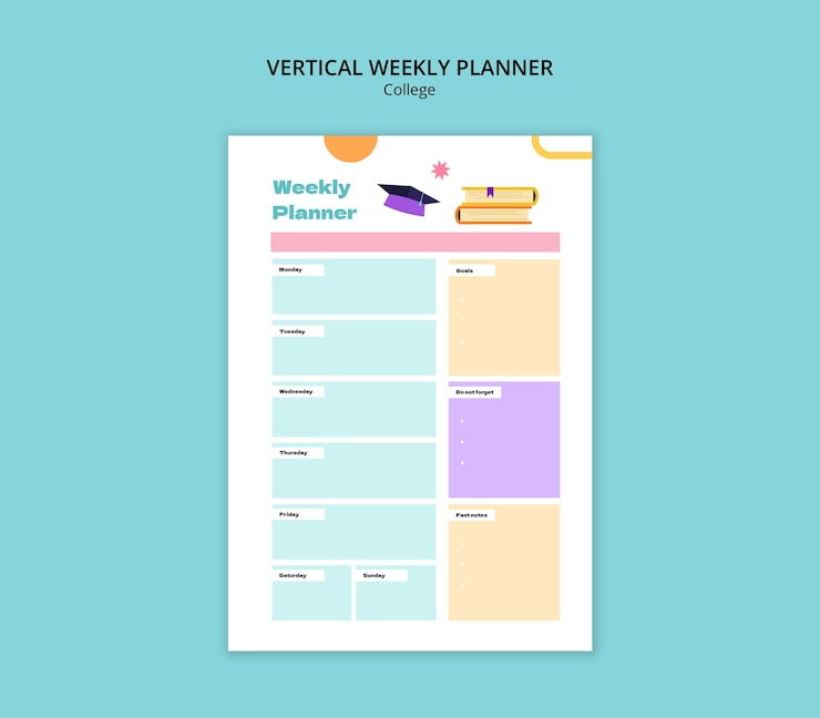 Free PSD college experience template
