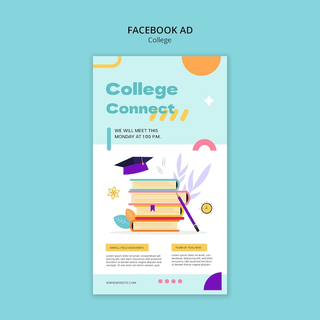 college experience template