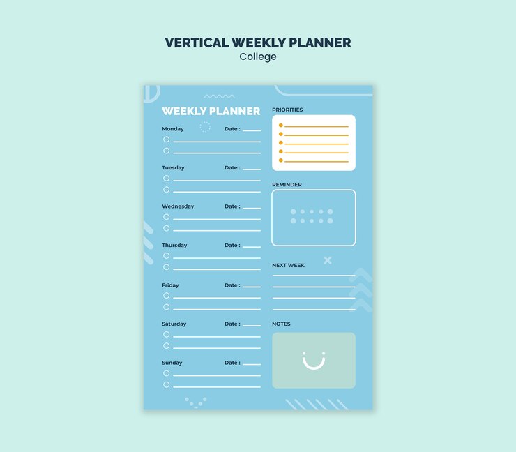 Free PSD college experience template