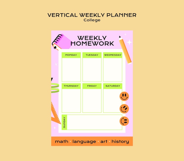 College template design