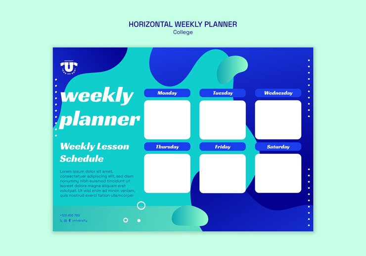 Free PSD college template design