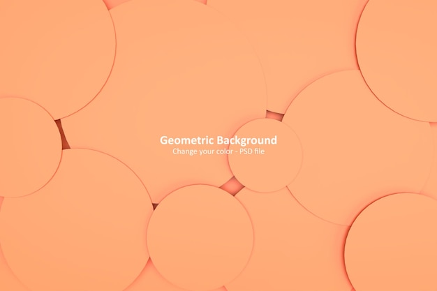 PSD gratuito sfondo colorato con forme geometriche 3d minime