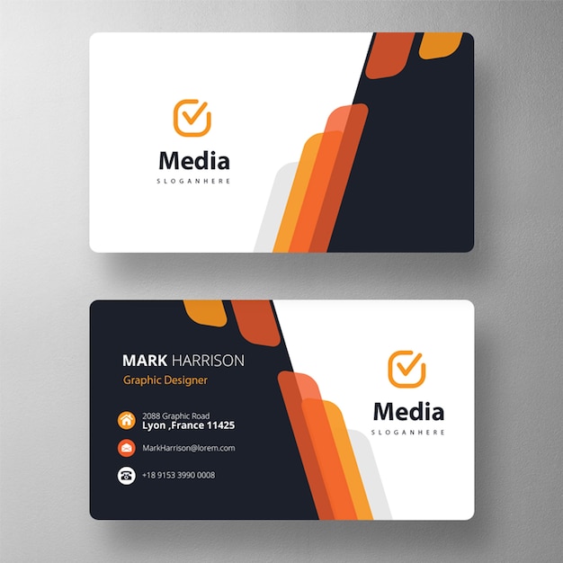 Colorful Business Card Mock Up – Free PSD Templates for Download