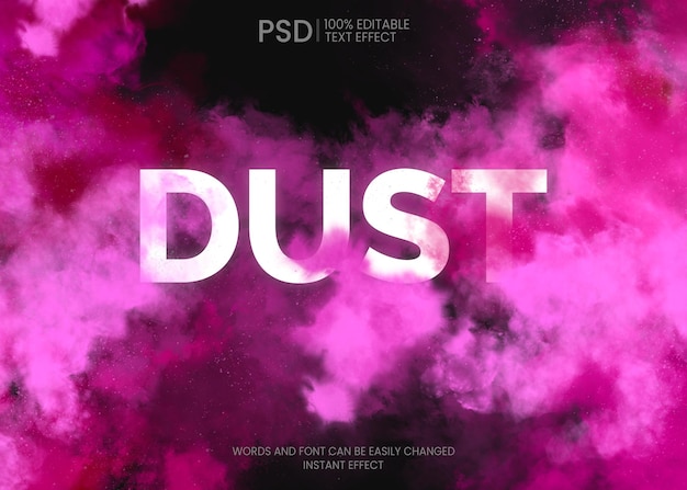 Colorful Smoke Text Effect