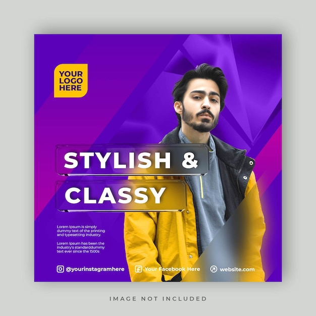Colorful Social Media Post Template