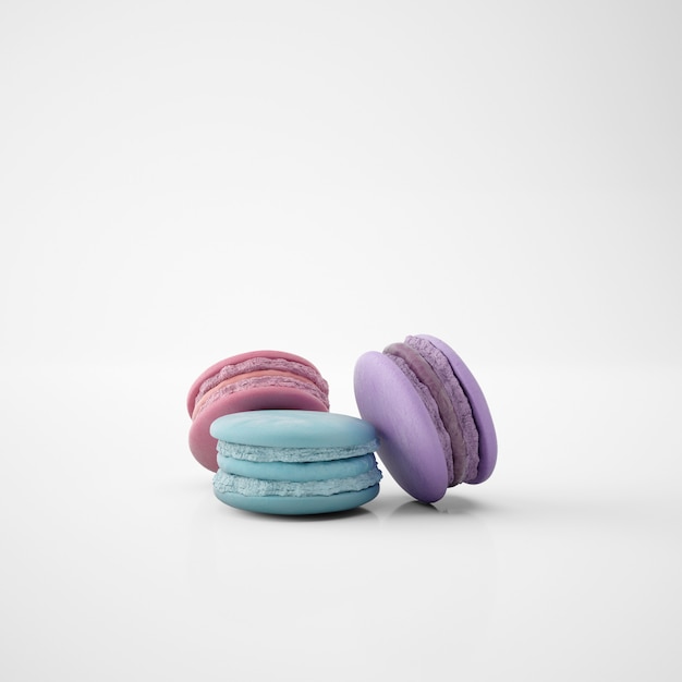 PSD gratuito macarons dolci colorati