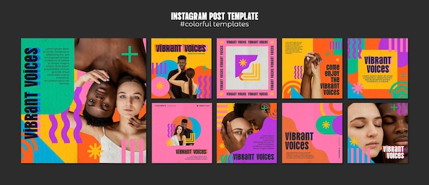 Colorful template design