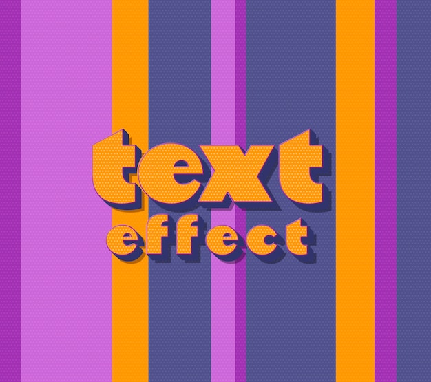Красочный текстовый эффект