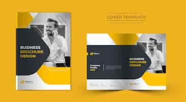 Free PSD company profile cover design template