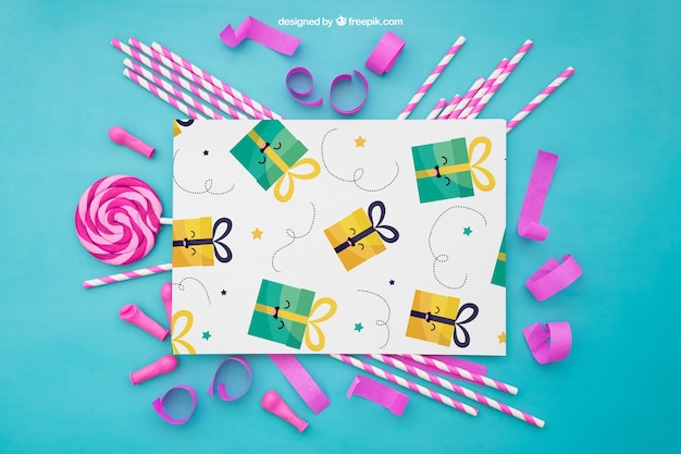 Composición graciosa de celebración