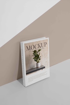 Composition of mock-up book cover