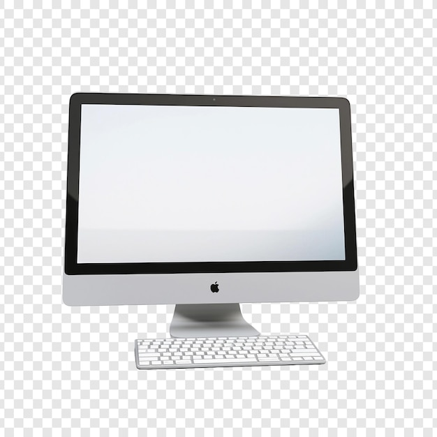 無料PSD 透明な背景に分離されたコンピューター