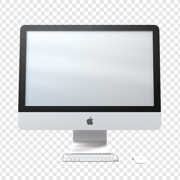 Free PSD computer isolated on transparent background