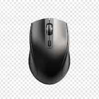Free PSD computer mouse isolated on transparent background
