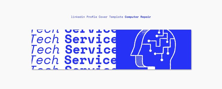 Free PSD computer repair template design