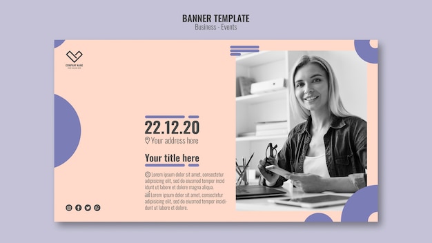 Концепция шаблона бизнес-мероприятия