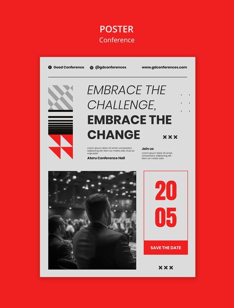 conference template design