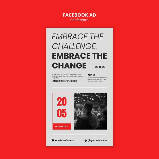 conference template design