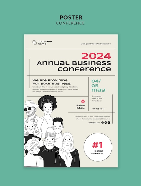 Conference template design