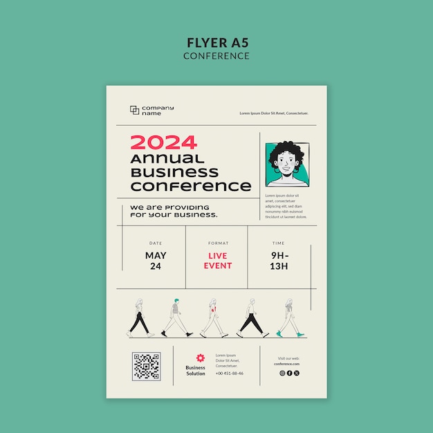 Conference template design