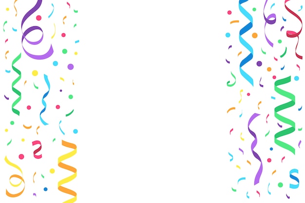 Confetti border design