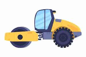 Free PSD construction and agriculture vehicle isolated