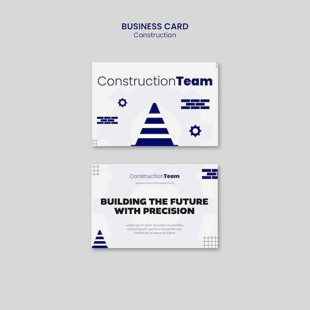 Construction  template design