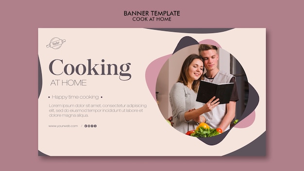 cooking at home banner theme