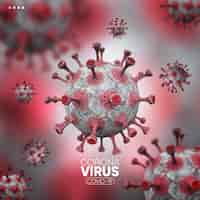 PSD gratuito morfologia strutturale del coronavirus