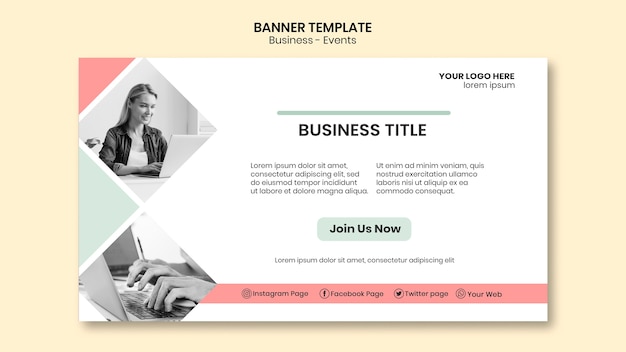 Corporate banner template