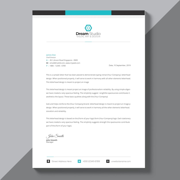 Corporate Blue Brochure Template with Free PSD Download