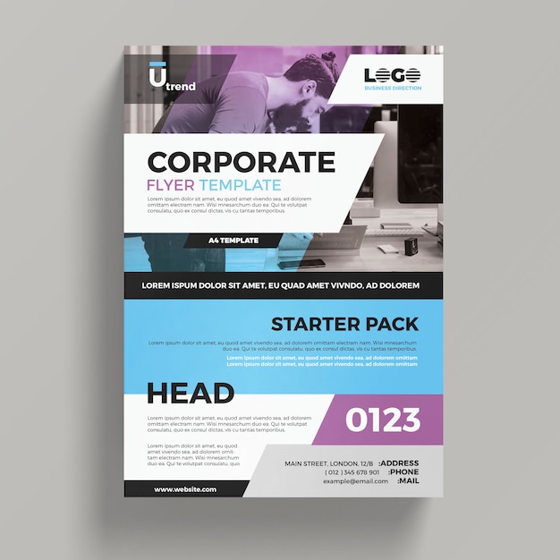 Corporate business flyer free PSD, download for PSD, free to download, download free PSD