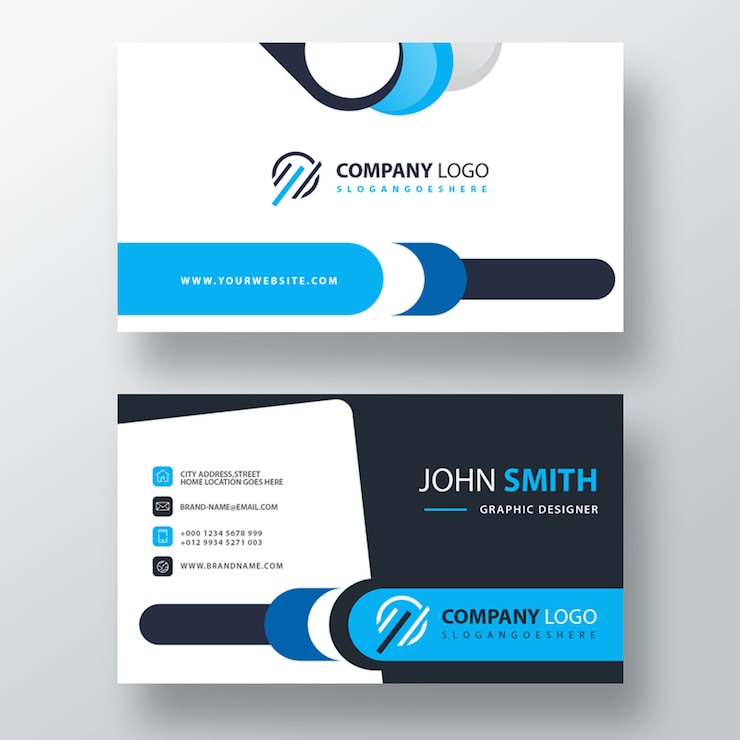 Free PSD corporate card template