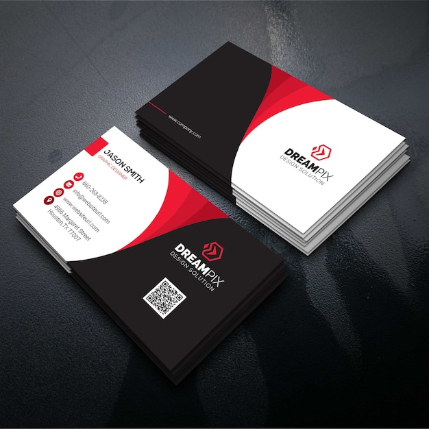 Corporate card template