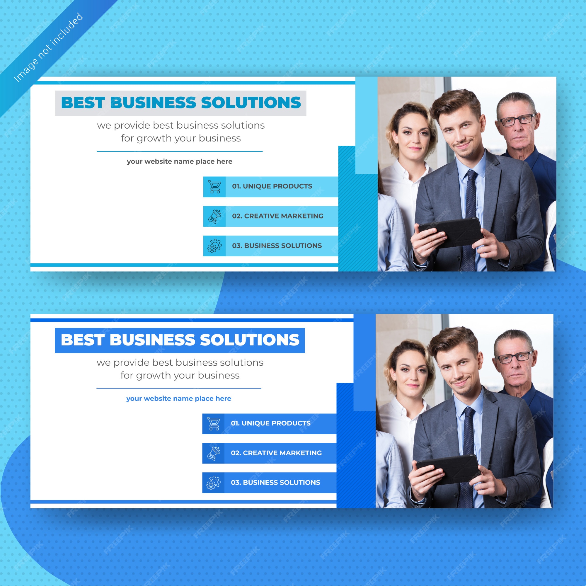 Premium PSD | Corporate company banner template