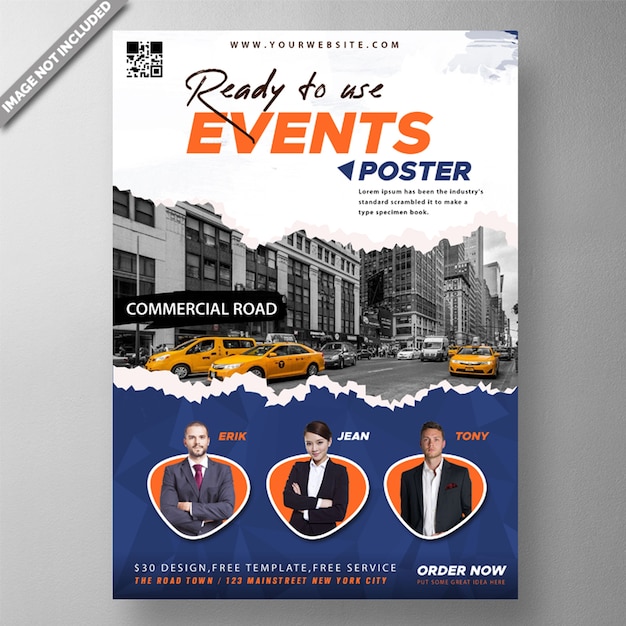 corporate event poster
