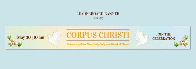 Corpus christi  template design