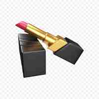 Free PSD cosmetic lipstick icon isolated 3d render illustration