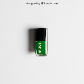 Download Free Psd Cosmetic Mockup With Nail Polish