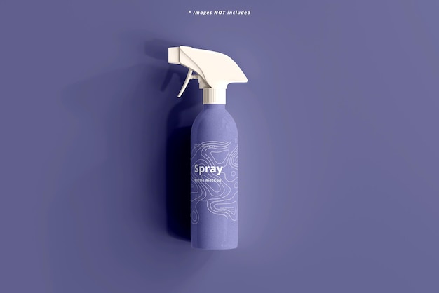 Cosmetic spray bottle mockup