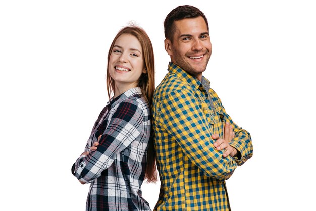 couple gesturing together