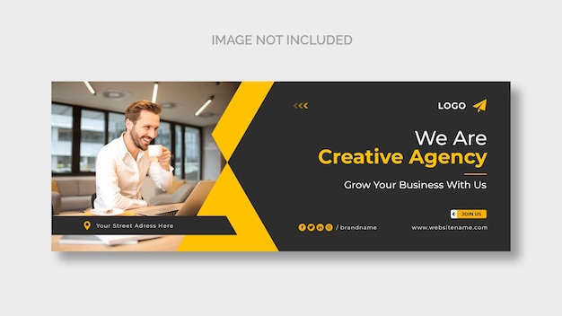 Creative Agency Facebook Cover Template