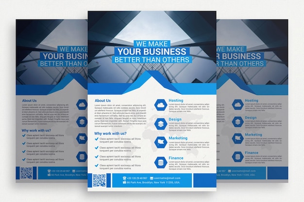 Unique Creative Business Brochure PSD Templates – Free Download!