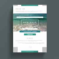 Free PSD creative business flyer template