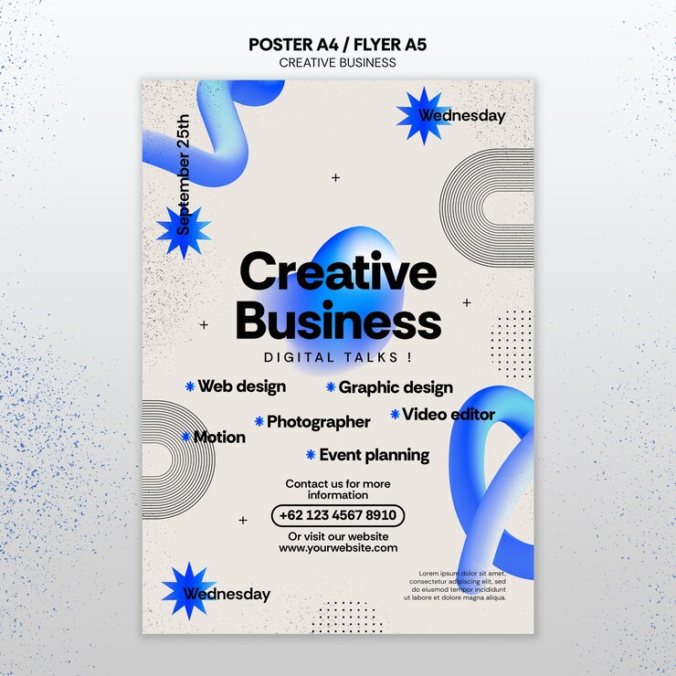 Free PSD creative business template design