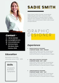 Creative editable cv template downloadable psd resume for designers