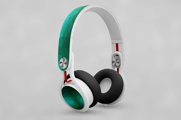 Creative headphone mockup